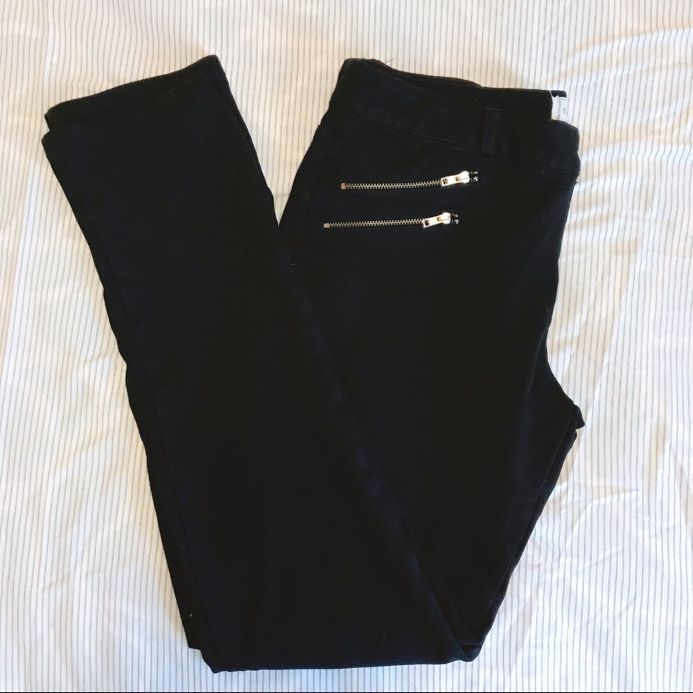 Black stretch joggings